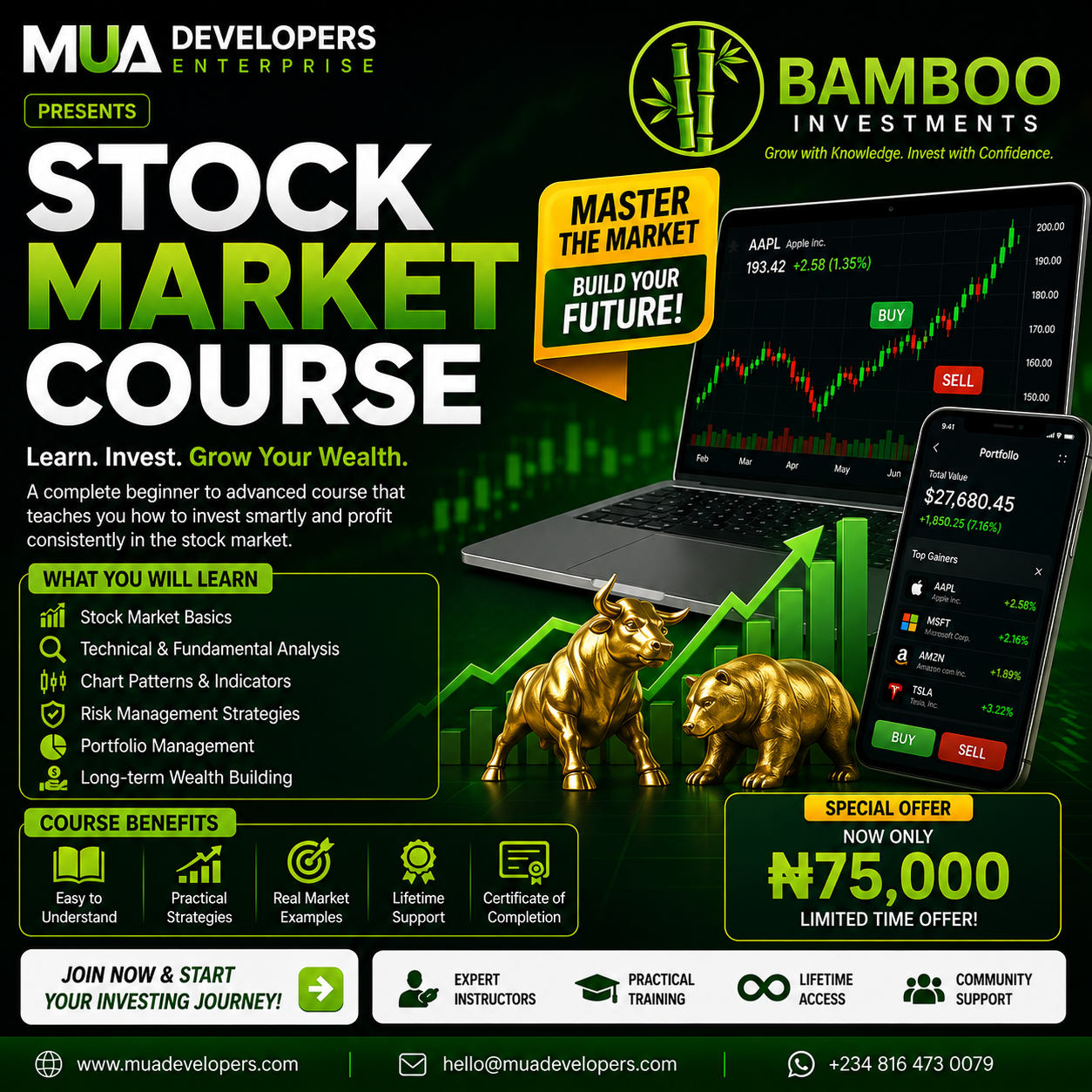 STOCK MARKET(MAINLY BAMBOO) COURSE GUIDE