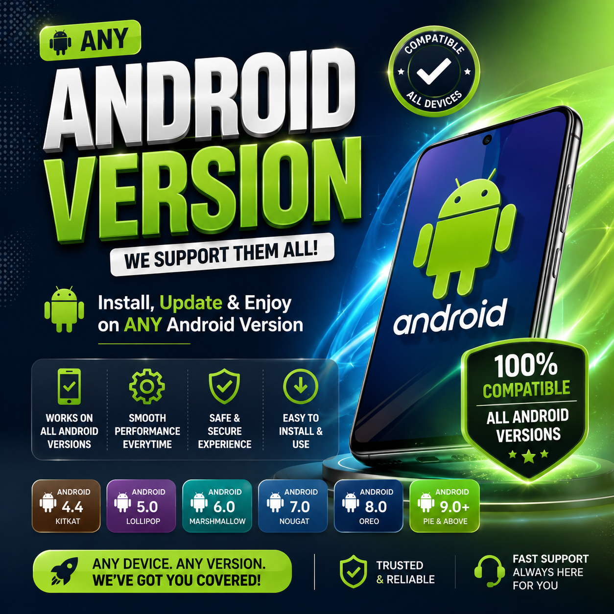 App development( Any android version)